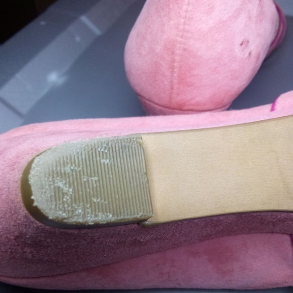 Sole Society Pink Danna Suede Wedges - Picture 11 of 11